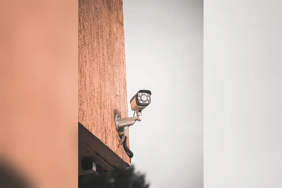 Security Camera on a Building