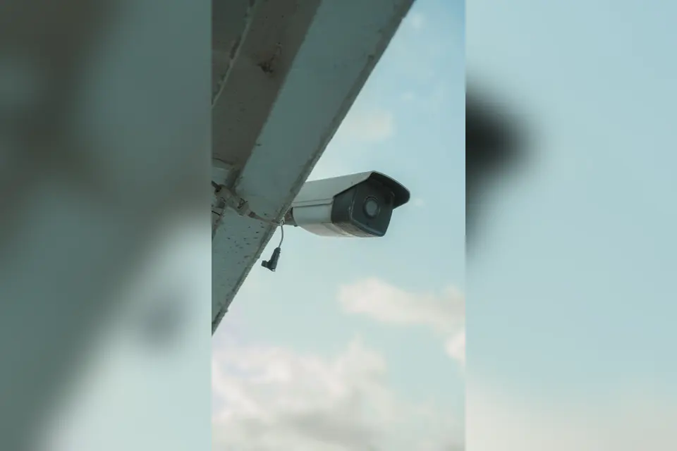 Security Camera on a Building